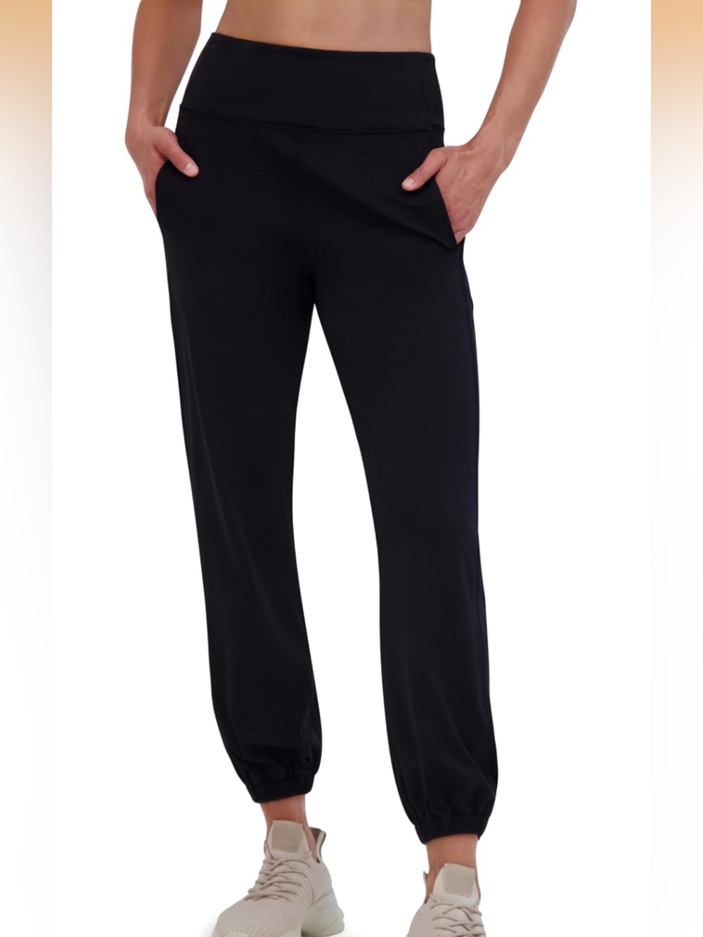 NWT Poshdivah Elastic Cuff Jogger Leggings X70